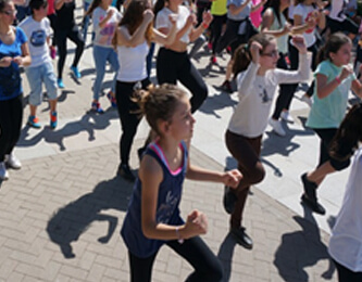Tnrea school aerobics